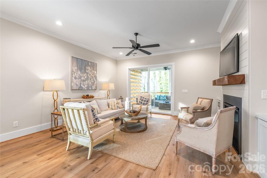 Furnished interior view inside a new home in , Mooresville (Image 6).