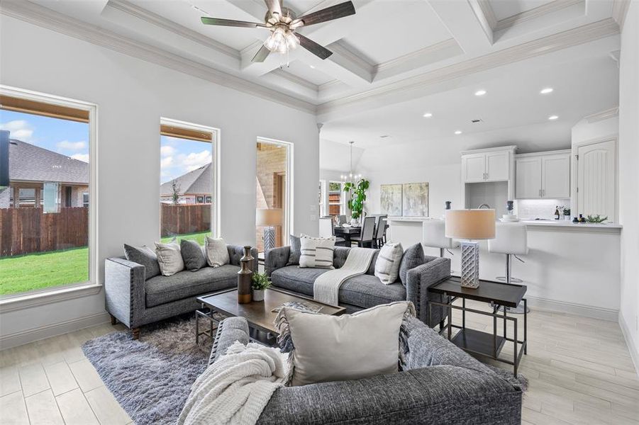 Furnished interior view inside a new home in , Springtown (Image 16). Furnished interior view inside a new home in , Springtown (Image 16).