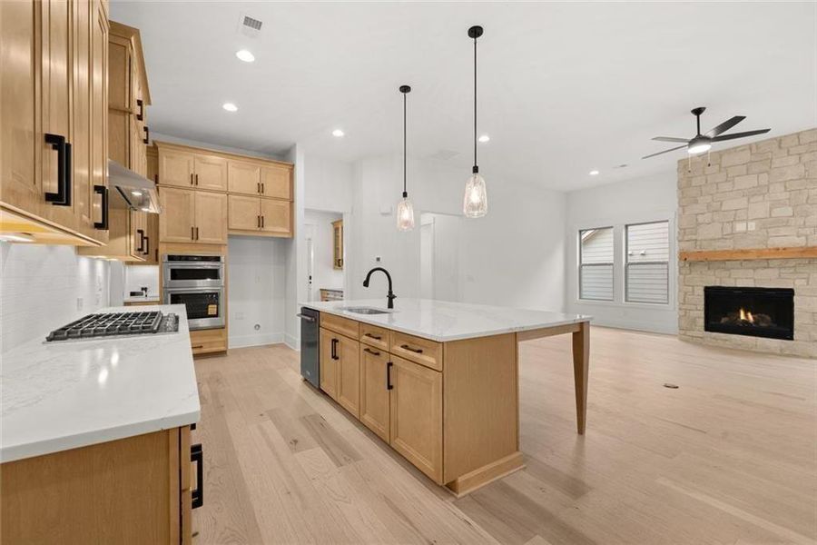 Furnished interior view inside a new home in Soleil Belmont Park, Canton (Image 19).