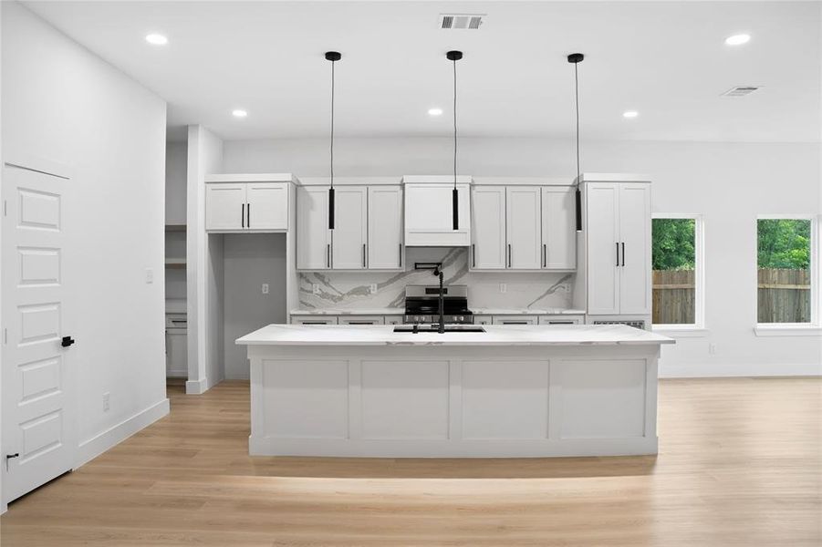 Furnished interior view inside a new home in , Dallas (Image 3).