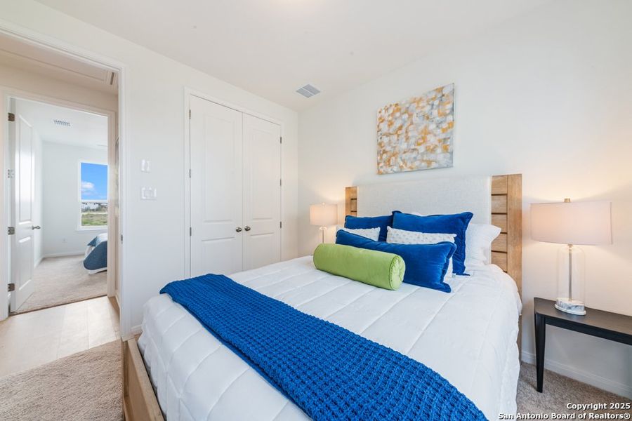 Furnished interior view inside a new home in , New Braunfels (Image 13).