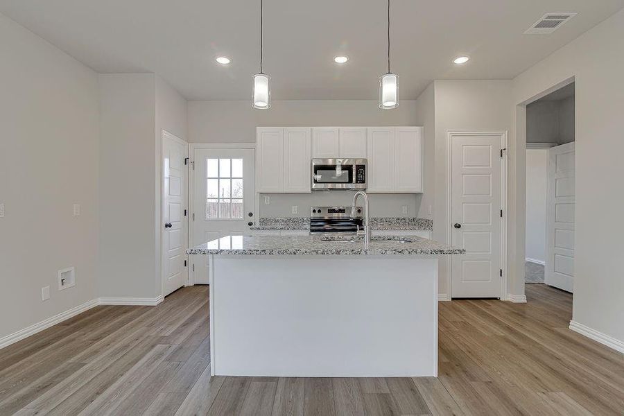 Furnished interior view inside a new home in , Azle (Image 8).
