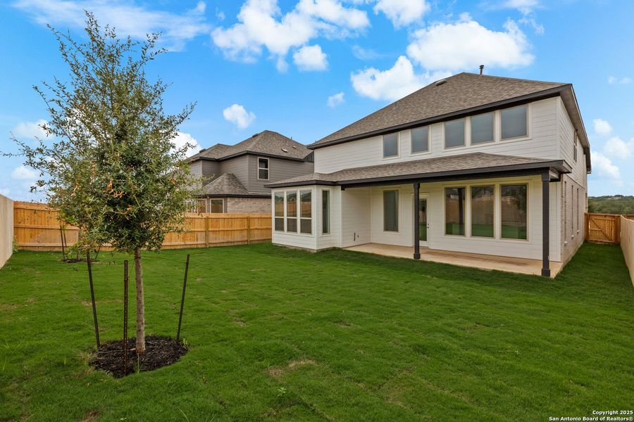 Exterior details and patio area of a home in Bison Ridge, San Antonio (Image 2). Exterior details and patio area of a home in Bison Ridge, San Antonio (Image 2).