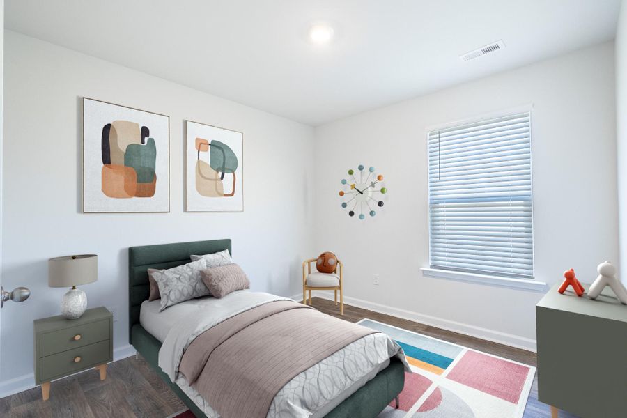 Furnished interior view inside a new home in Center Pointe, Santee (Image 2). Furnished interior view inside a new home in Center Pointe, Santee (Image 2).