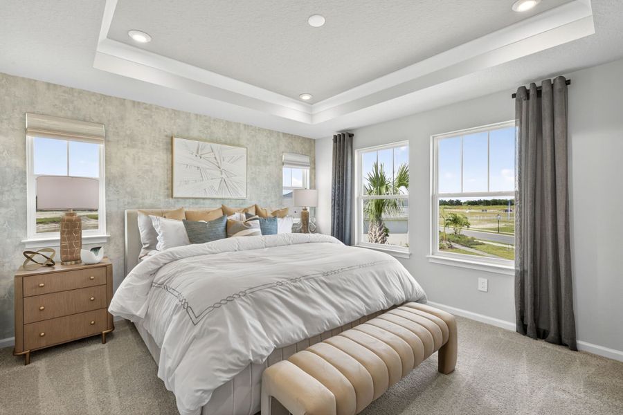 Representative furnished interior of a home built from the Seastone by Mattamy Homes in Crosswind Ranch, Parrish (Image 13).