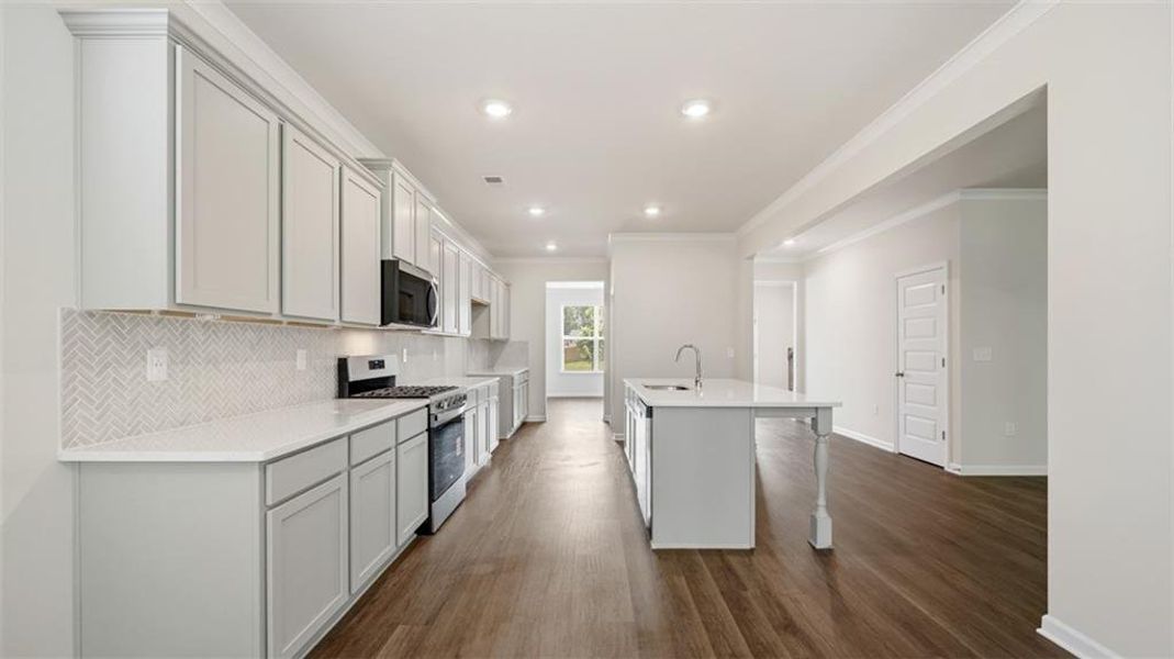 Furnished interior view inside a new home in Independence, Loganville (Image 5).