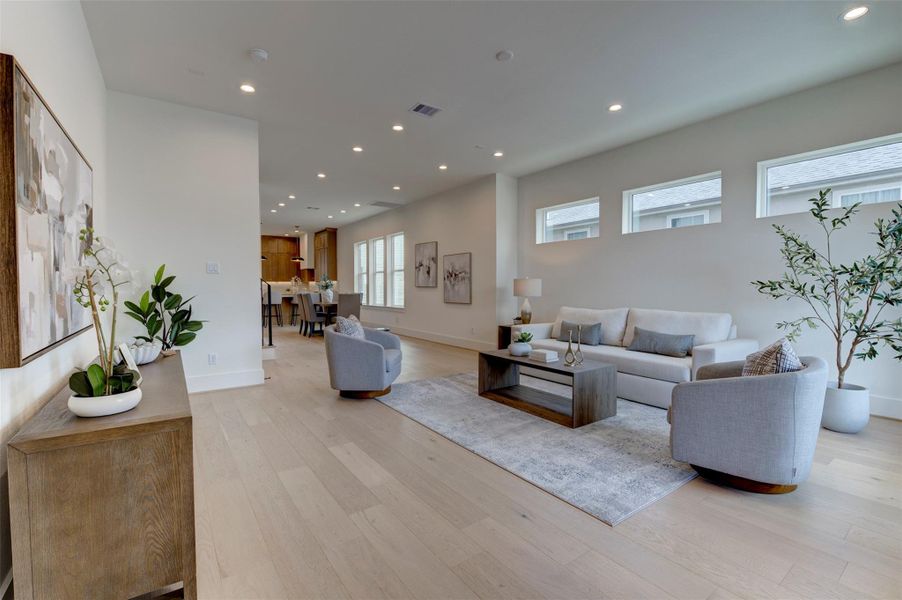 Furnished interior view inside a new home in , Houston (Image 41). Furnished interior view inside a new home in , Houston (Image 41).