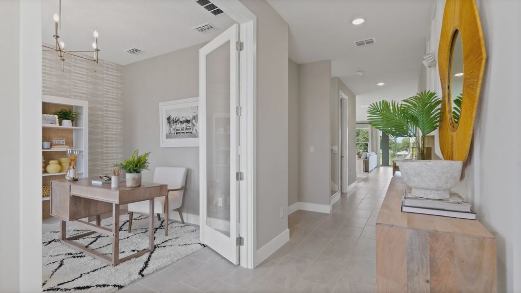 Furnished interior view inside a new home in Trailside, Mount Dora (Image 8).