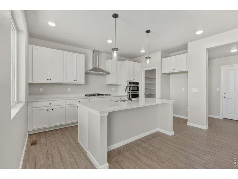 Furnished interior view inside a new home in Highlands Preserve, Mead (Image 7).