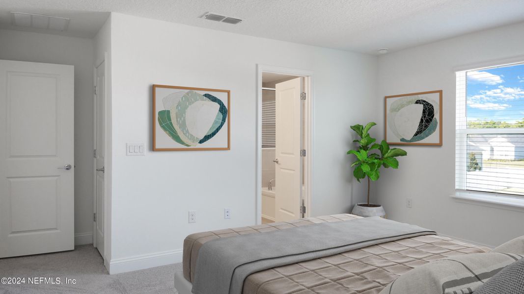 Furnished interior view inside a new home in Silver Meadows at SilverLeaf, St. Augustine (Image 14). Furnished interior view inside a new home in Silver Meadows at SilverLeaf, St. Augustine (Image 14).