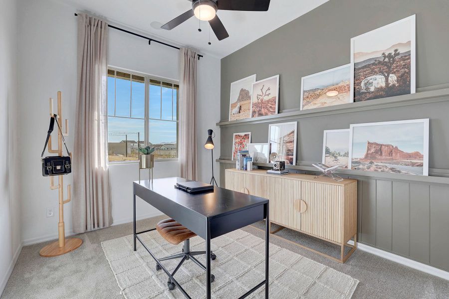 Representative furnished interior of a home built from the Copper by Mattamy Homes in Tyler Ranch, Buckeye (Image 35).