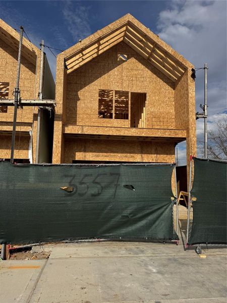 In-progress construction of a new home in , Houston, TX (Image 35).