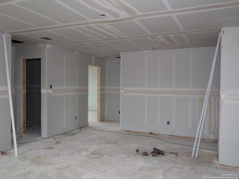 In-progress construction of a new home in Meadows at Clear Springs, New Braunfels, TX (Image 33).