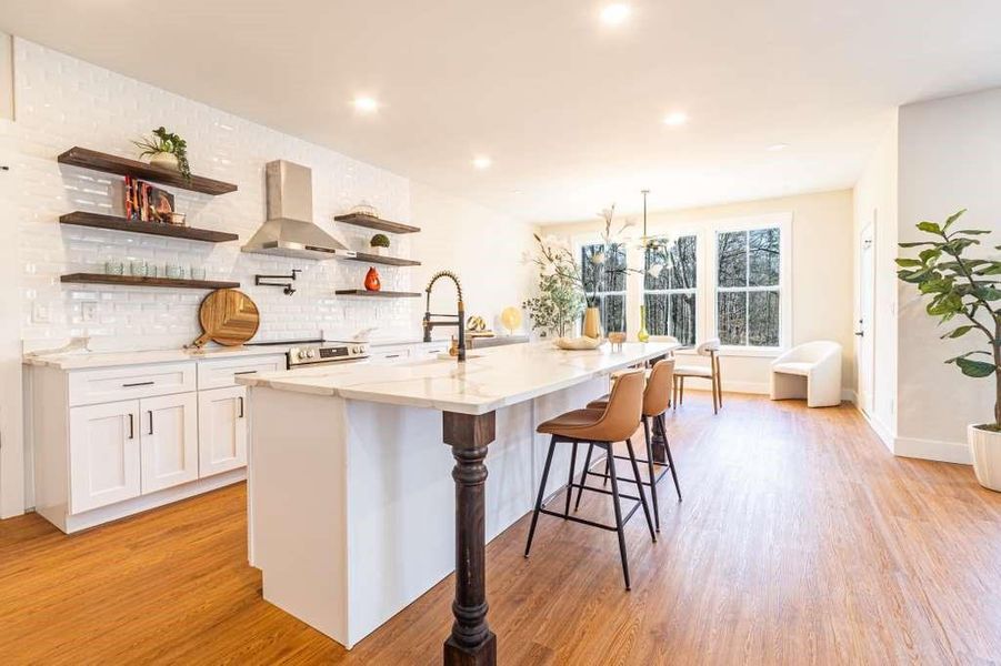 Furnished interior view inside a new home in , Dallas (Image 34).