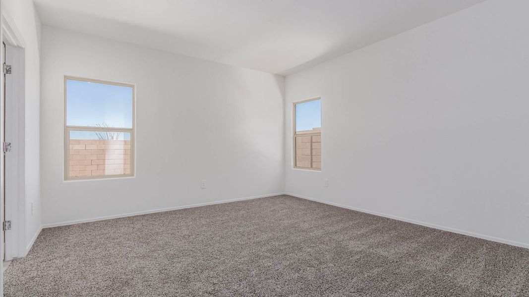 Representative unfurnished interior of a home built from the Parker by D.R. Horton in Saguaro Bloom, Marana (Image 18). Representative unfurnished interior of a home built from the Parker by D.R. Horton in Saguaro Bloom, Marana (Image 18).