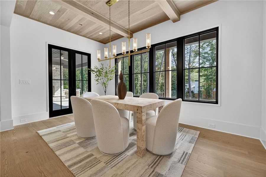 Furnished interior view inside a new home in , Milton (Image 15).