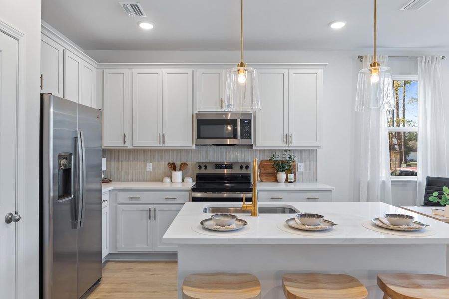 Furnished interior view inside a new home in , Summerville (Image 6).