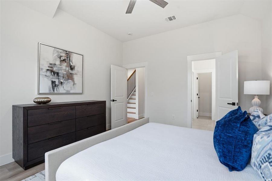 Furnished interior view inside a new home in , Dallas (Image 11). Furnished interior view inside a new home in , Dallas (Image 11).