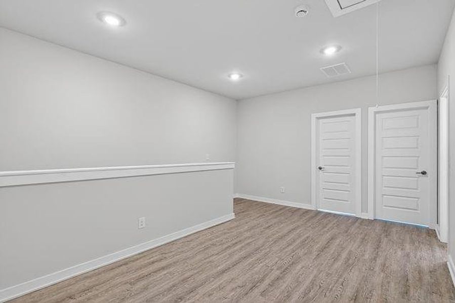 Spacious, unfurnished interior of a new home in The Park at Gainesville Township, Gainesville (Image 17). Spacious, unfurnished interior of a new home in The Park at Gainesville Township, Gainesville (Image 17).
