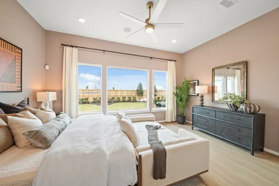 Furnished interior view inside a new home in Meridiana 40', 65', Manvel (Image 24). Furnished interior view inside a new home in Meridiana 40', 65', Manvel (Image 24).