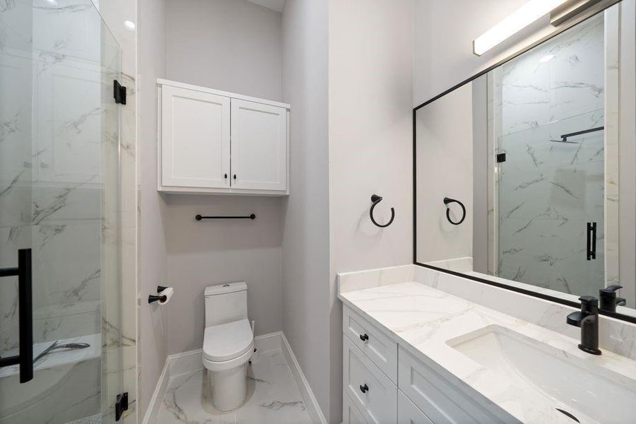 Furnished interior view inside a new home in , Houston (Image 10).