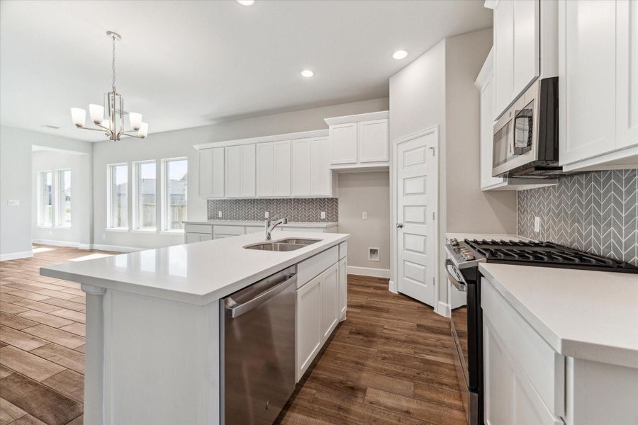 Furnished interior view inside a new home in Escondido, Magnolia (Image 11).