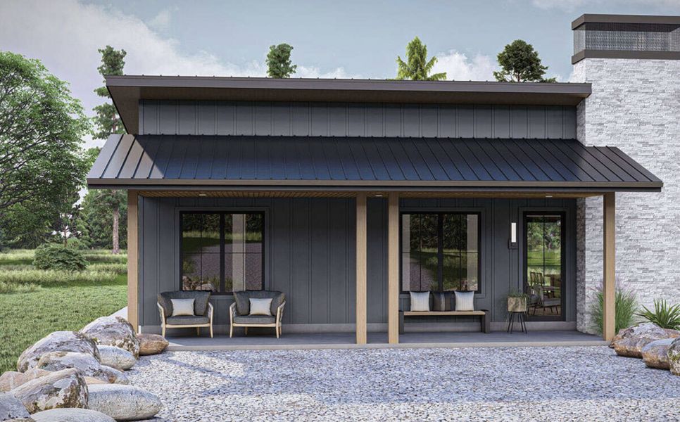 Exterior details of a home in Saddle Crest Estates, Weatherford (Image 4).