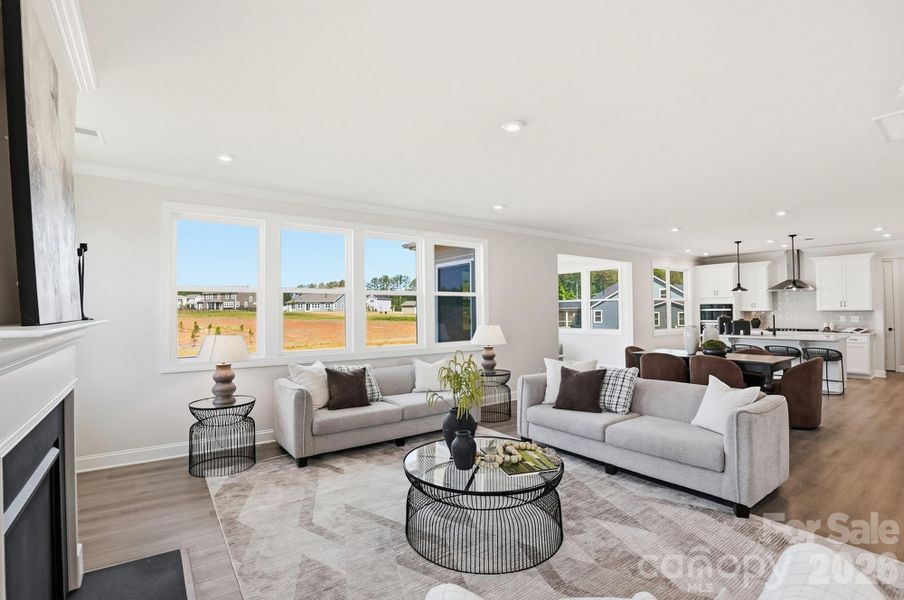 Furnished interior view inside a new home in Blair Place, Monroe (Image 18).
