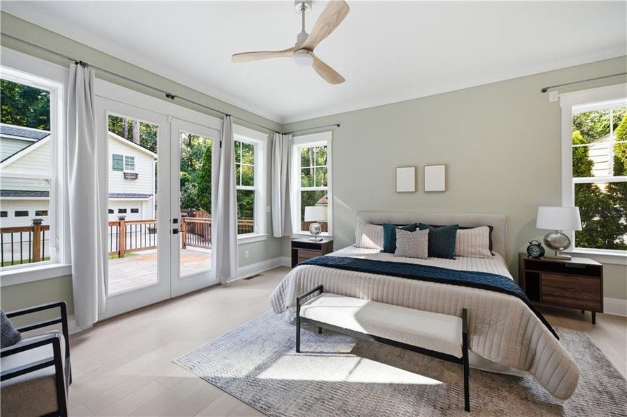 Furnished interior view inside a new home in , Decatur (Image 53).