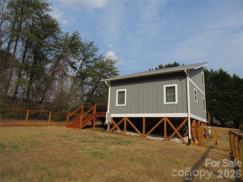 Exterior details and patio area of a home in , Rutherfordton (Image 20).