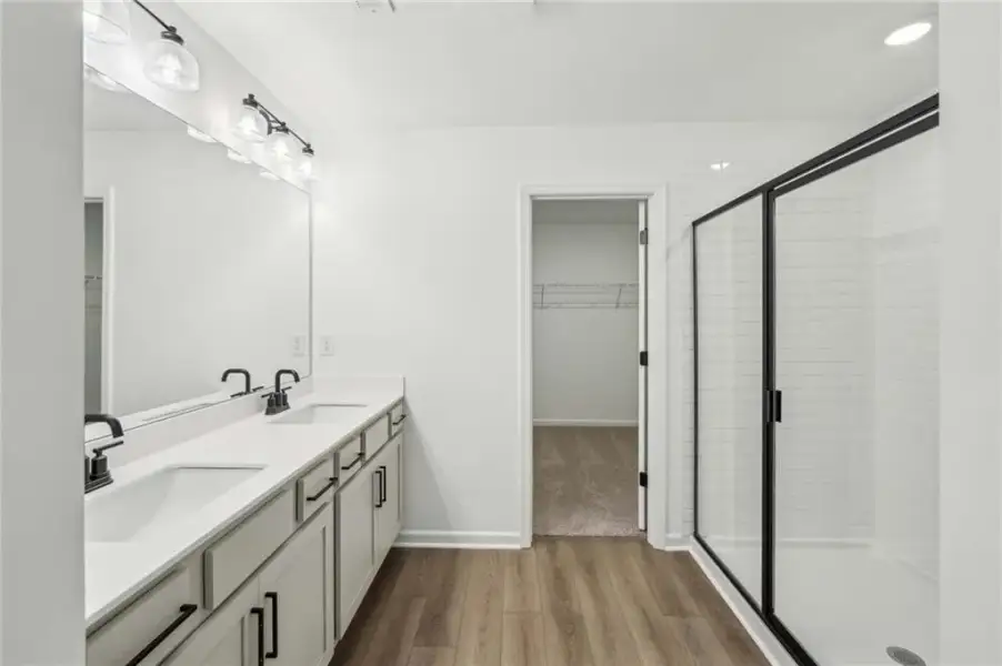 Furnished interior view inside a new home in Langston Reserve, Cartersville (Image 9).