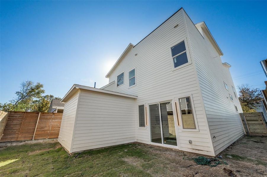 Exterior details and patio area of a home in , Dallas (Image 23). Exterior details and patio area of a home in , Dallas (Image 23).