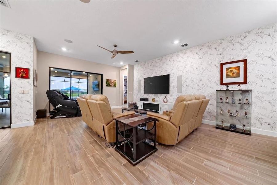 Furnished interior view inside a new home in , Palmetto (Image 17). Furnished interior view inside a new home in , Palmetto (Image 17).