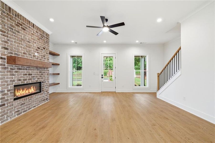 Spacious, unfurnished interior of a new home in , Ball Ground (Image 31). Spacious, unfurnished interior of a new home in , Ball Ground (Image 31).