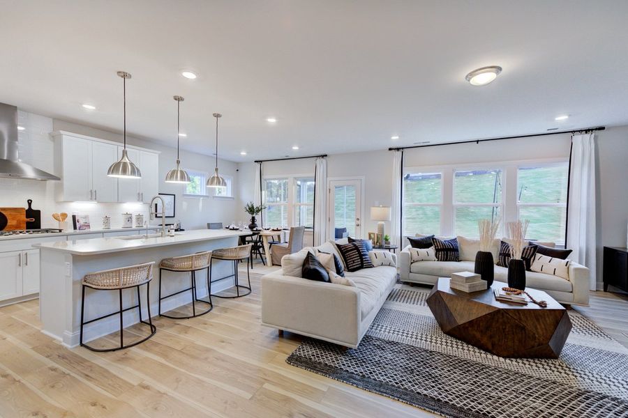 Representative furnished interior of a home built from the Sheridan by Taylor Morrison in Radford Glen, Wake Forest (Image 24).