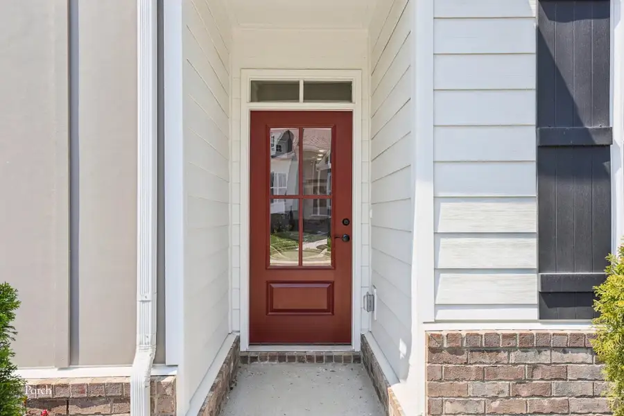 Exterior details and patio area of a home in Cedars of Cane Ridge | 55+ Community, Antioch (Image 3). Exterior details and patio area of a home in Cedars of Cane Ridge | 55+ Community, Antioch (Image 3).