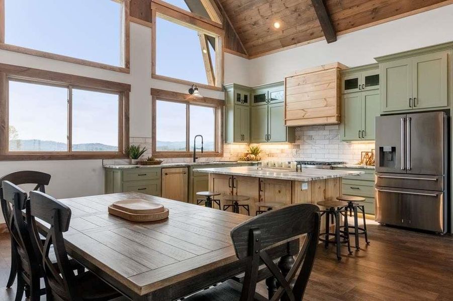 Furnished interior view inside a new home in , Blue Ridge (Image 13).