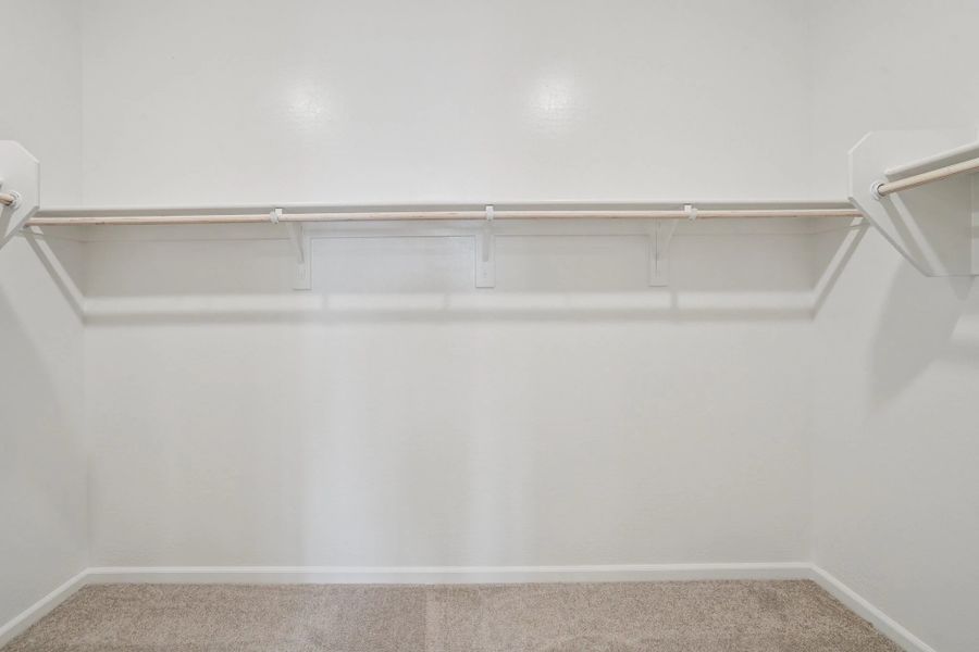 Primary walk in closet