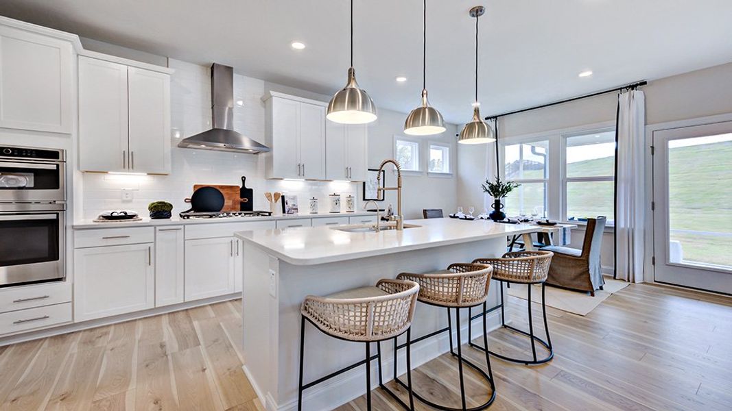 Representative furnished interior of a home built from the Sheridan by Taylor Morrison in Eagle Trace, Wendell (Image 8).