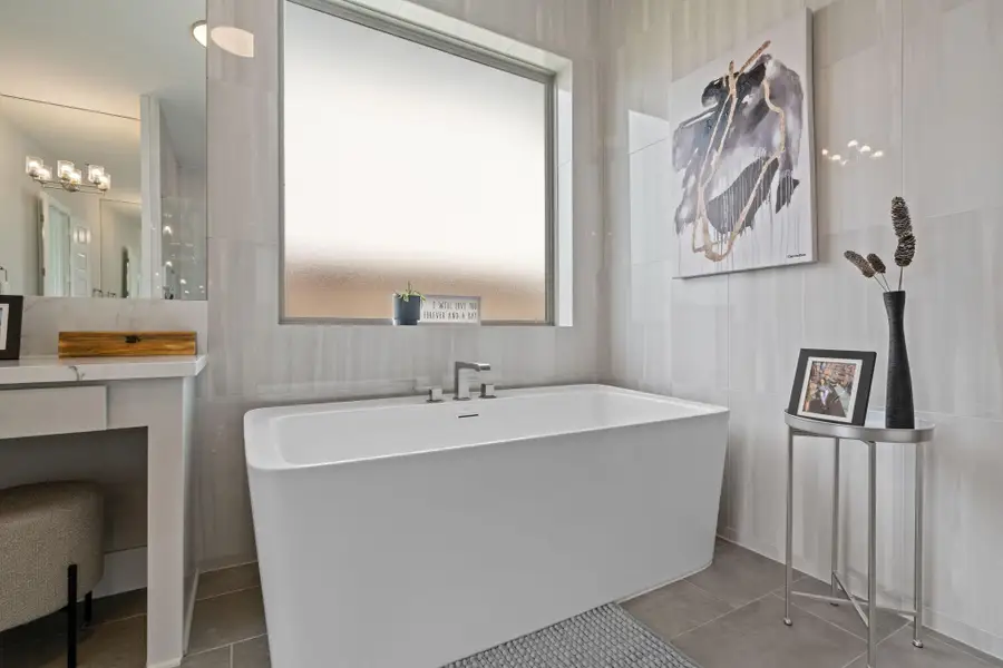 Furnished interior view inside a new home in , Cypress (Image 7).