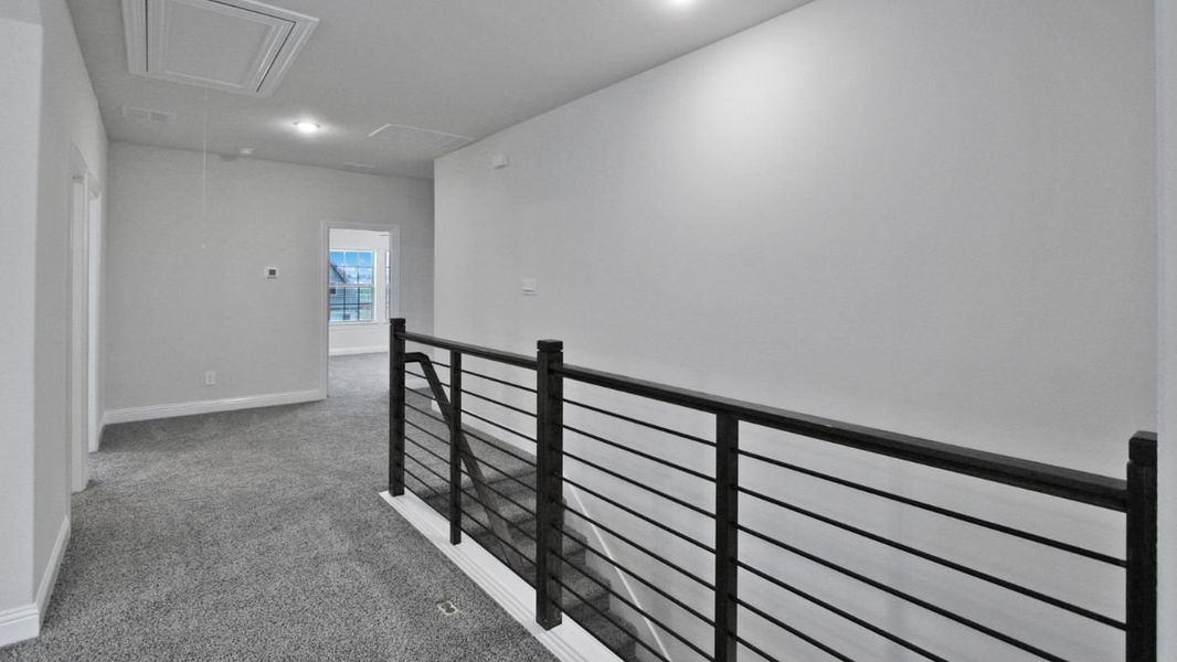 Spacious, unfurnished interior of a new home in The Landing at Hidden Lakes, McKinney (Image 19).