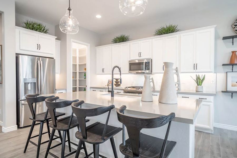 Representative furnished interior of a home built from the Windsor by Taylor Morrison in Hawes Crossing Landmark Collection, Mesa (Image 11). Representative furnished interior of a home built from the Windsor by Taylor Morrison in Hawes Crossing Landmark Collection, Mesa (Image 11).
