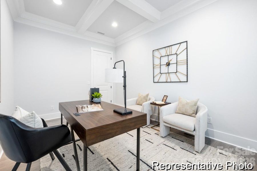 Furnished interior view inside a new home in Whispering Hills, Locust (Image 18).
