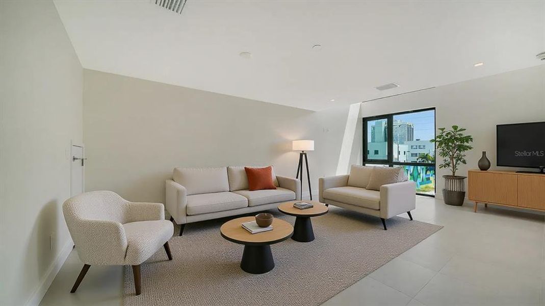 Furnished interior view inside a new home in , Sarasota (Image 12).