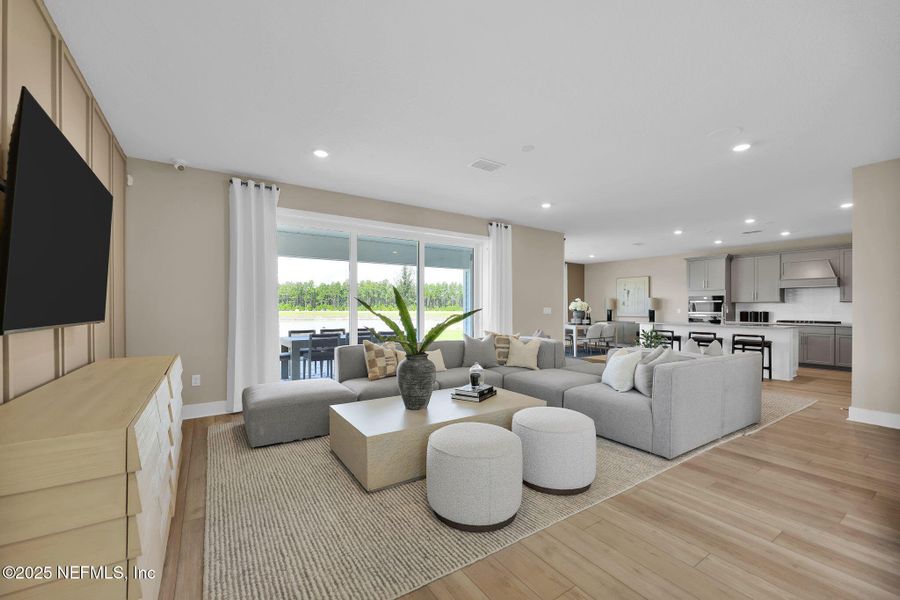 Furnished interior view inside a new home in Hyland Trail, Green Cove Springs (Image 11).