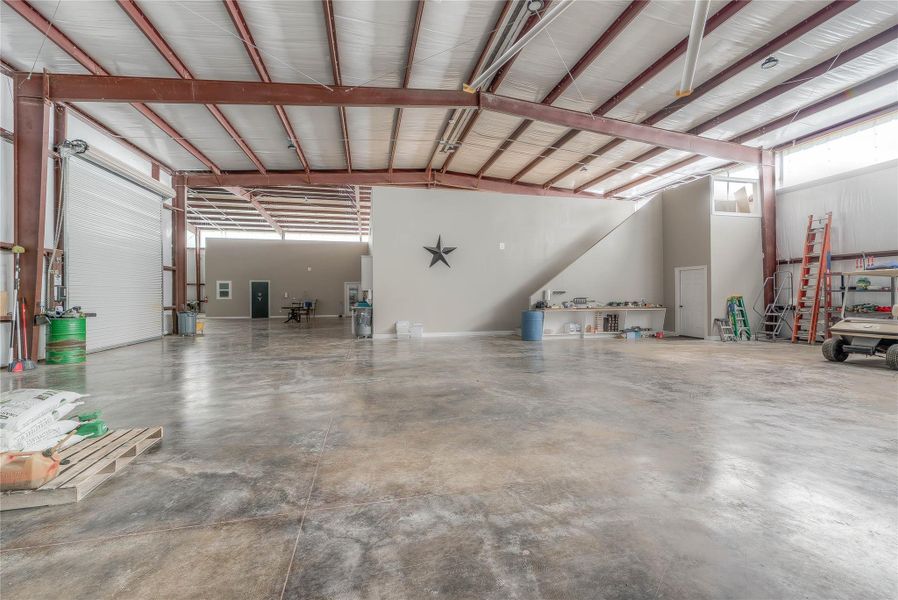 Inside of the 15,000 sqft barndominium (Building A) Inside of the 15,000 sqft barndominium (Building A)