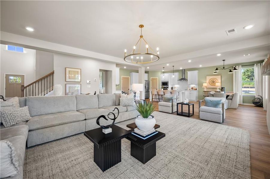 Furnished interior view inside a new home in Adagio, Dacula (Image 30).