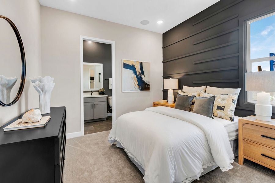 Representative furnished interior of a home built from the Crimson by Mattamy Homes in Tavira at Twin Peaks, Marana (Image 17).