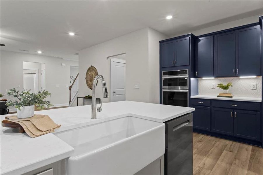 Furnished interior view inside a new home in , Dallas (Image 24).