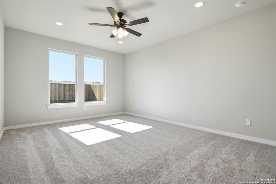 Spacious, unfurnished interior of a new home in Morgan Meadows, San Antonio (Image 29). Spacious, unfurnished interior of a new home in Morgan Meadows, San Antonio (Image 29).